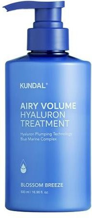 KUNDAL Hyaluron Airy Volume Treatment, 500 ml, für trockenes Haar - Bild 1