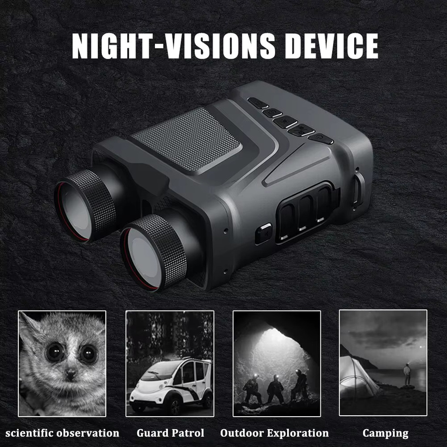 Digitales Infrarot-Nachtsichtgerät mit 5X Zoom und 1080P Auflösung für Jagd und Camping in Schwarz - Bild 3