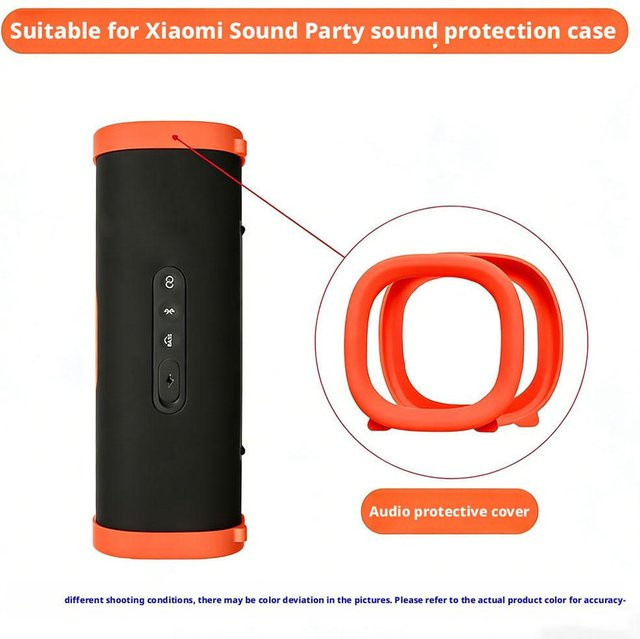 Xiaomi Sound Party Silikon Schutzhülle in Orange, kratzfest und mit Schallschutz - Bild 1