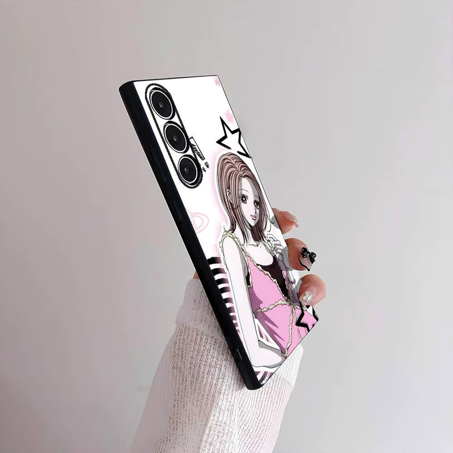 Nana Osaki Line Handyhülle für Samsung Galaxy S21 S22 S23 S24 S25 FE Plus Ultra in Multicolour aus weichem TPU - Bild 2