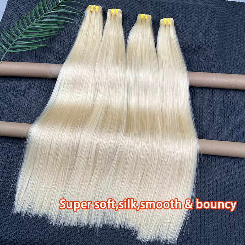 GDYLuxury Echthaar-Bündel, Blonde, 14-28 Zoll, Vietnamesisches Jungfernenhaar - Bild 2