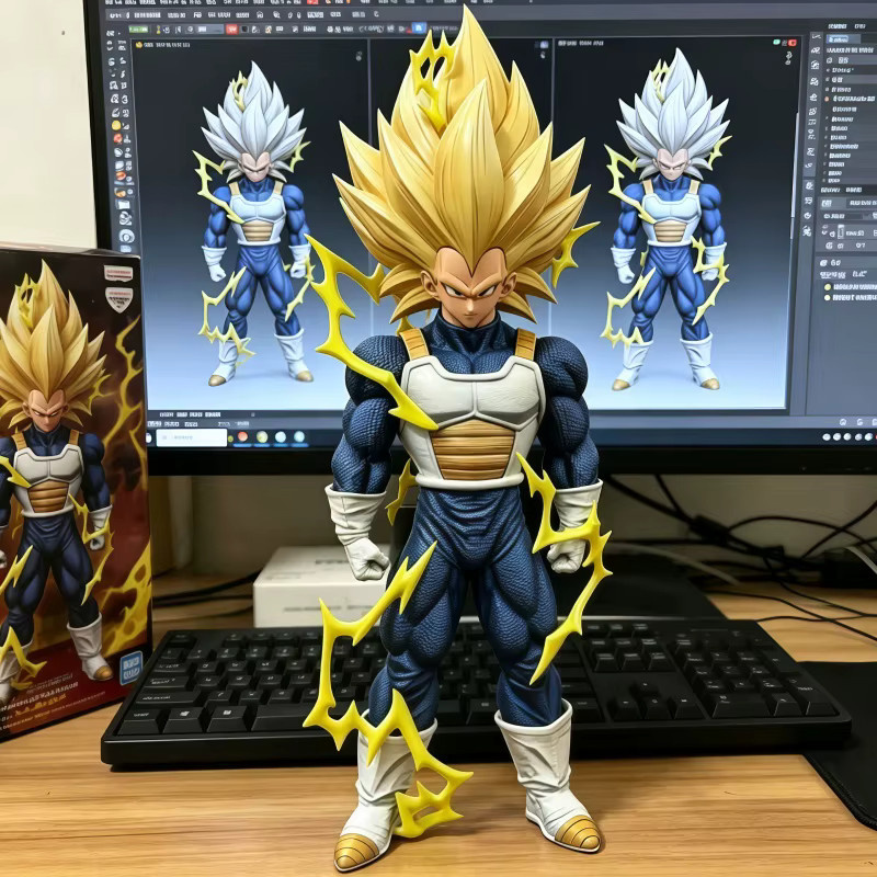 Bandai Dragon Ball Super Vegeta Super Saiyan 3 GK PVC Sammlerfigur, 30cm - Bild 3