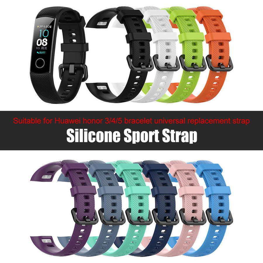 OutsideWorld Silikon-Armband für Huawei Honor 3 4 Smartwatch in Sky Blue - Bild 3