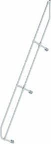 Günzburger MUNK zweiter Handlauf für Aluminium-Treppe 60 Grad mit 11 Stufen in Silber rund - Bild 1