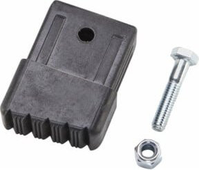 ZARGES Innenschuh für AMA Aluminium Arbeitspodest, Farbe: Schwarz, Holmaußenmaß B: 40 mm, T: 20 mm, Ausführung: rechts - Bild 1