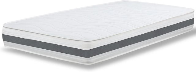 The White Stone Matratze ESSENTIAL Hybrid Waterfoam hypoallergen in Weiß, B/T/H: 120 x 190 x 25 cm - Bild 1