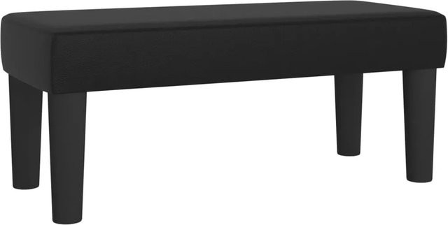vidaXL Sitzbank in Schwarz aus Kunstleder, modern, B/T/H: 70 x 30 x 30 cm - Bild 1
