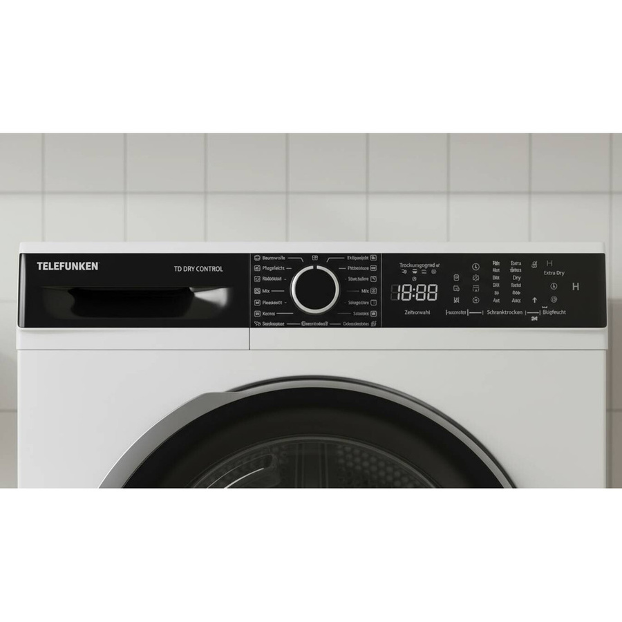 Telefunken Wärmepumpentrockner TF-WP-1128T3D weiß B/H/T: 59,6 x 84,5 x 60,9 cm - Bild 2