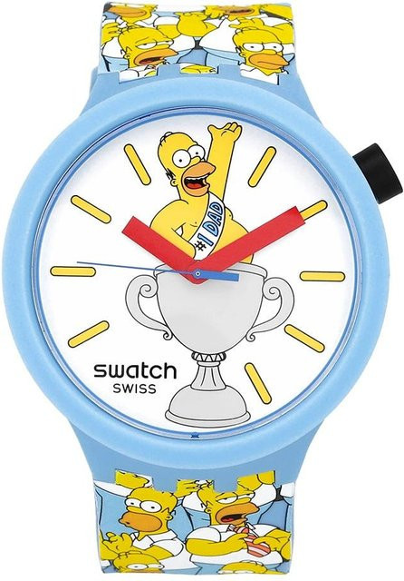 Swatch Analoguhr, Kunststoff, Weiß, Unisex - Bild 1