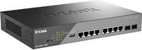 D-Link Switch DSS-200G-10MP/E in Schwarz mit Ethernet/LAN-Anschlüssen - Bild 1