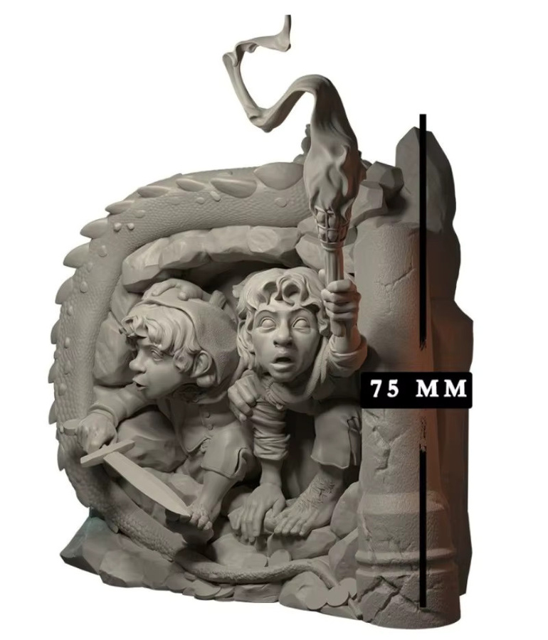 LISM Fantasy Zwerg, Figuren-Bausatz, Harz, Grau - Bild 4