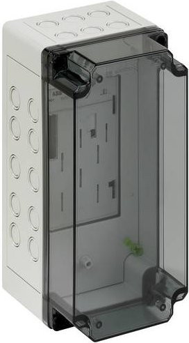 Spelsberg SVi Z-W Zählerschrank Aufbau in Weiß mit transparentem Deckel - Bild 1