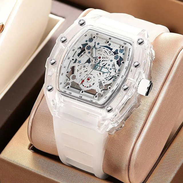 STARPERISH Armbanduhr Quarz, Kunststoffgehäuse, Weiß, Herren - Bild 1