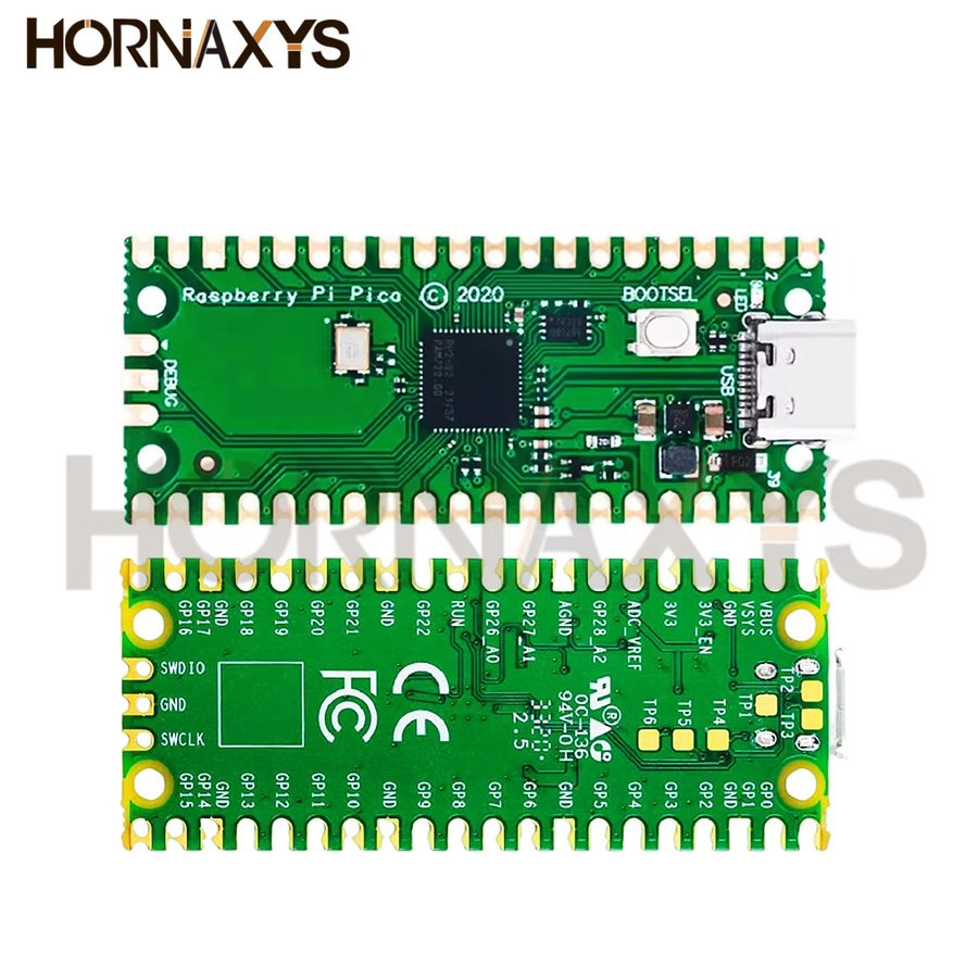 10er Set Raspberry Pi Pico Mikrocomputer mit RP2040 Dual-Core Prozessor und 264 KB ARM Cortex-M0+ in Grün - Bild 3