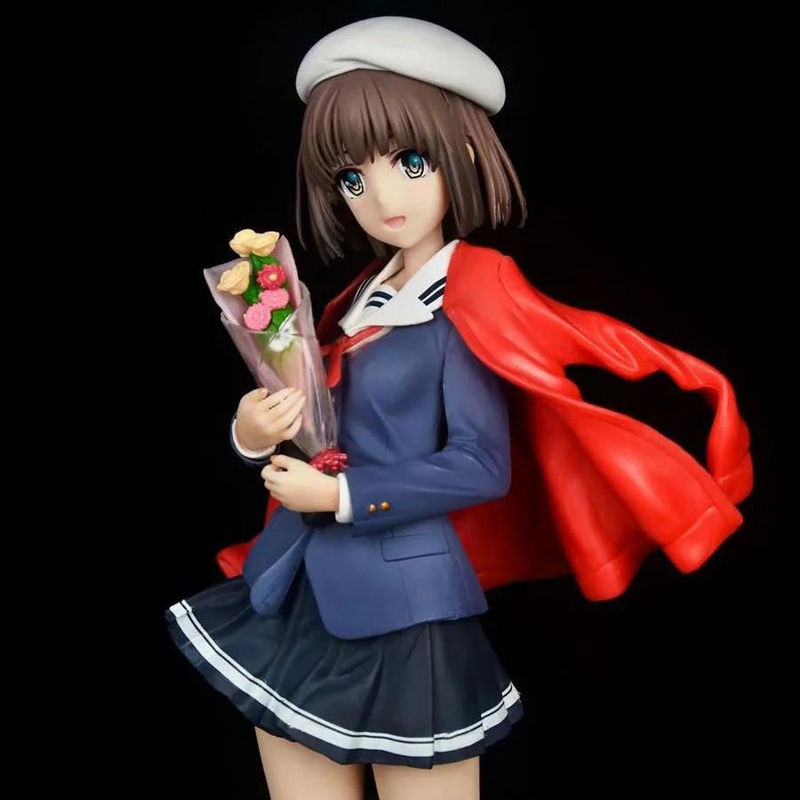 Anime-Figur Megumi Kato aus Saekano: Wie man eine langweilige Freundin erzieht, Schuluniform Saison der Abschlussbälle mit Blumenstrauß, MIFEN, Multicolor, Höhe: 24 cm - Bild 2