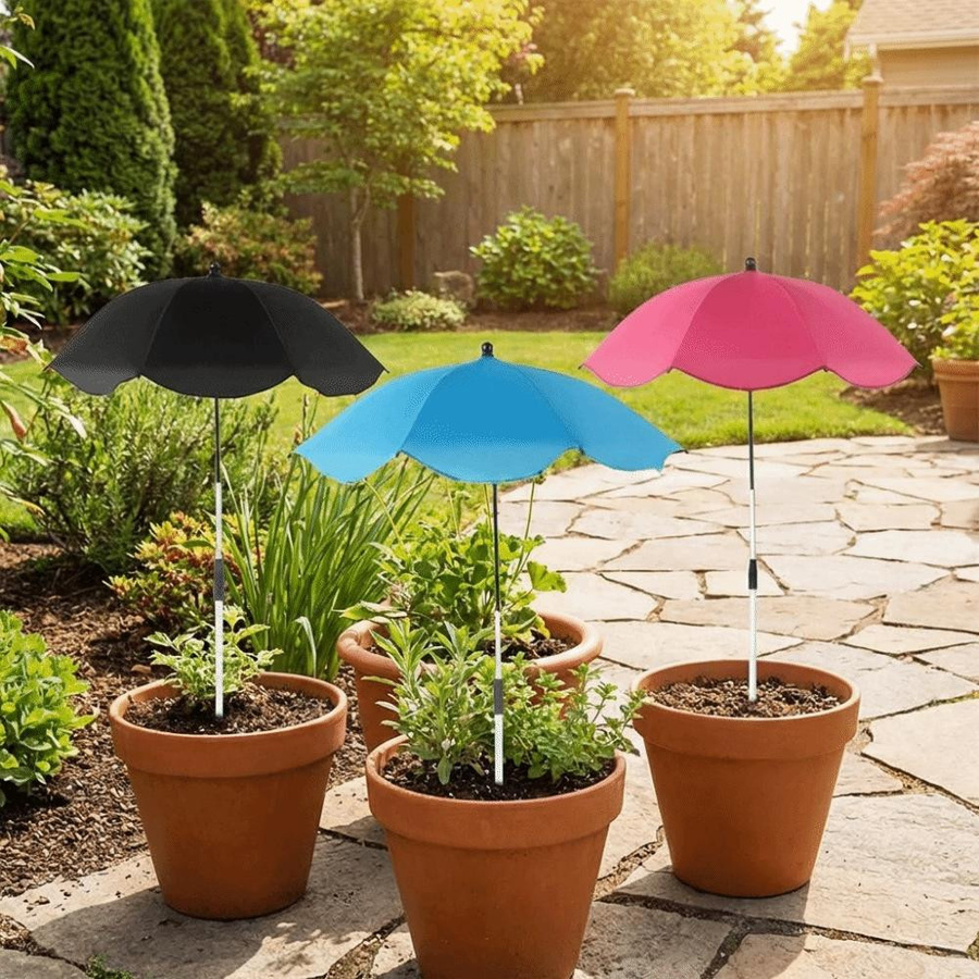 AikeA Pflanzenschirm Schattenschutz für den Garten in Blau, Höhe: 65 cm - Bild 2