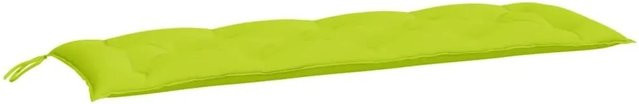 vidaXL Gartenbank-Auflagen 2er-Set aus wasserabweisendem Oxford-Gewebe, Grün, B: 150 cm, T: 50 cm, H: 7 cm - Bild 1