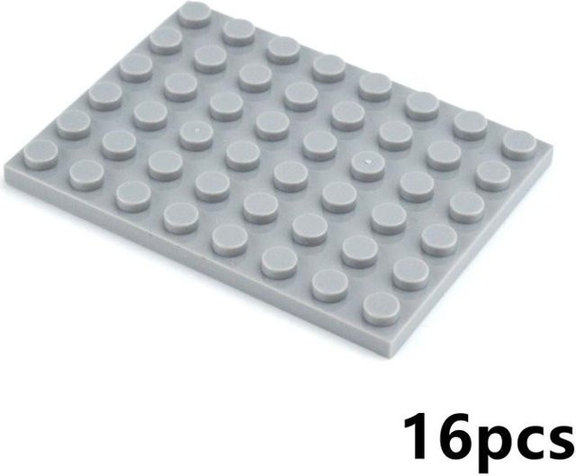 DIY Bausteine Grundplatte, 16-teiliges Set, Zubehör - Bild 1