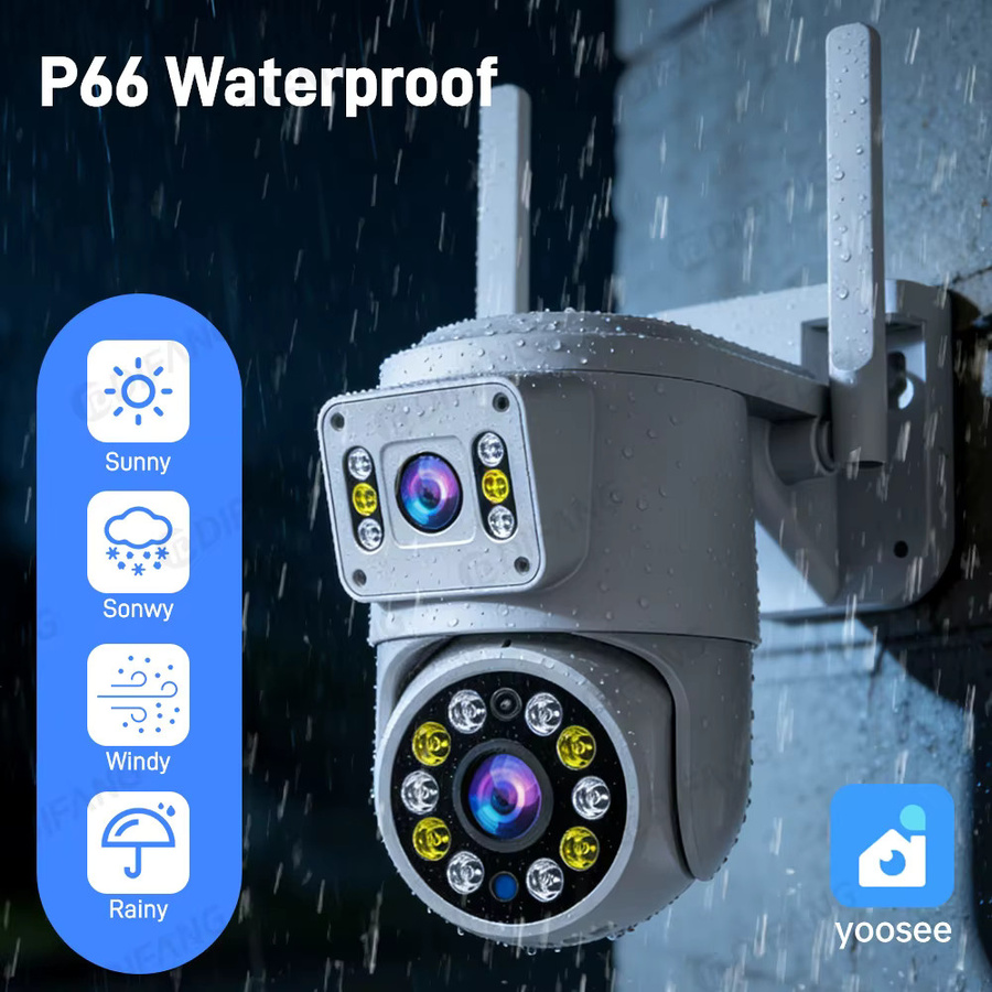 DiFang Yoosee Mini-IP-Sicherheitskamera mit Nachtsicht und Dual-Bildschirm in Weiß - Bild 5