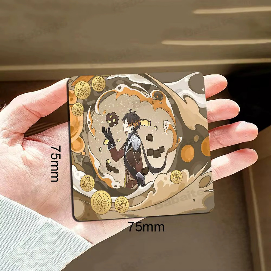 Genshin Impact Magnetischer Kühlschrankaufkleber in Multicolor als quadratisches Souvenir - Bild 3