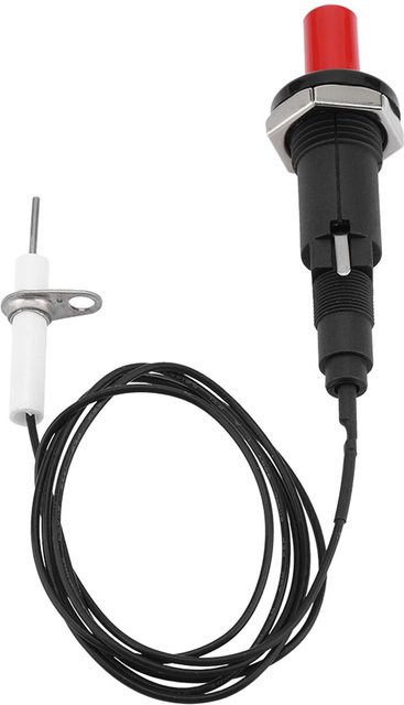 Wosawe Piezo Spark Ignition Kit 1 Out 2 Piezo Druckknopfzünder für Gasgrill und Kaminofen in Weiß - Bild 1