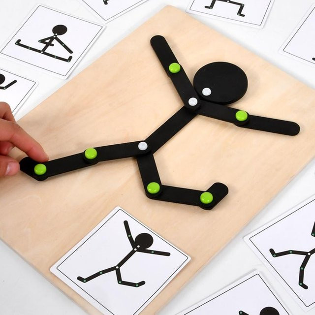 Kleines Holzmännchen-Spiel, Holz, ab 3 Jahre - Bild 1