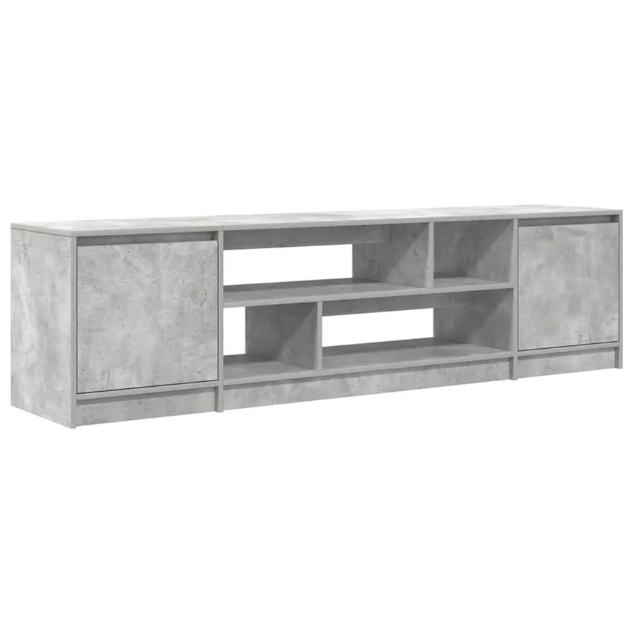 vidaXL TV-Schrank aus Holzwerkstoff in Betongrau, B/T/H: 188,5 x 41 x 50 cm - Bild 2