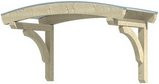 SKANHOLZ Vordach Rostock aus nordischer Fichte in Natur Beige, Breite: 174 cm, Tiefe: 80 cm - Bild 1