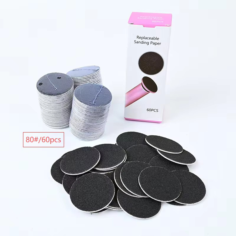 CNKESS Ersatz-Schleifpapier für elektrische Nagelfeile, 60 Stück, Unisex - Bild 1