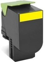 Lexmark Toner Cartridge 80C2XYE Gelb für Lexmark CX510de, CX510dhe und CX510dthe mit einer Kapazität von 4.000 Seiten - Bild 1