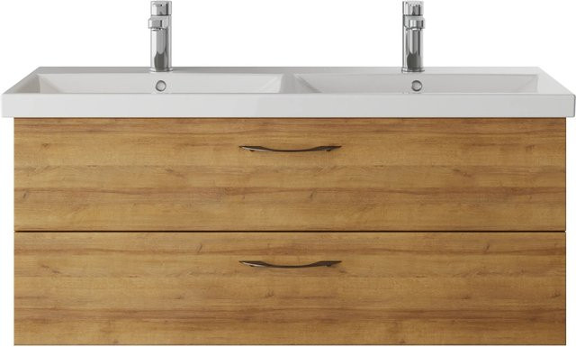 Pelipal Waschbeckenunterschrank Serie 4035 Riviera Eiche, Breite: 116 cm - Bild 1