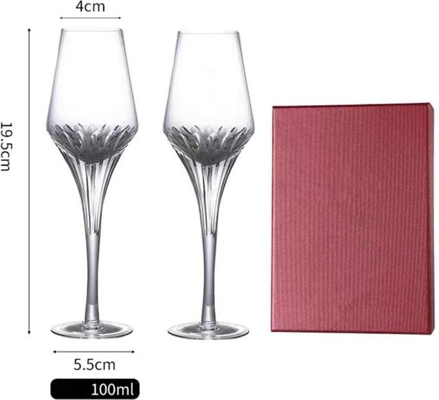 Yiran Furniture Kristall Cognac Brandy Snifter Glas transparent 100 ml - Bild 1