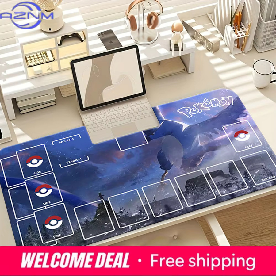 Potdemiel Articuno Ice Legend Pokemon TCG Zoned Battle Playmat, Schreibtischunterlage - Bild 3