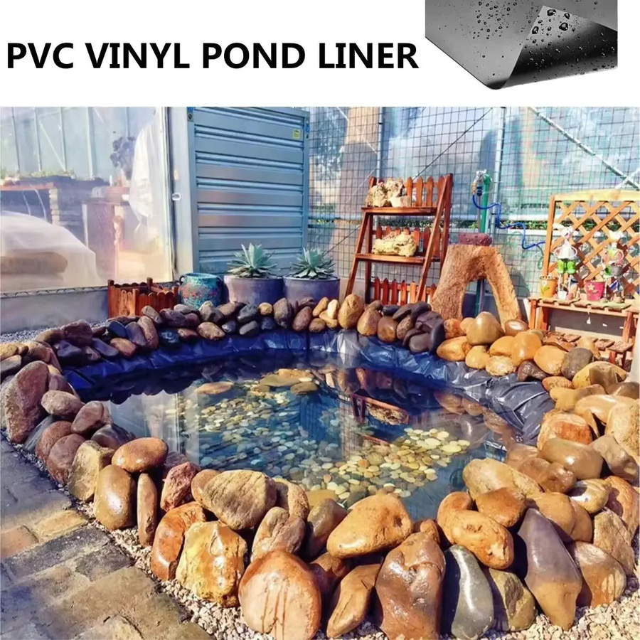 Wasserdichte PVC-Membran für Fischteiche und Pools in Schwarz, B/T: 3,05 x 1,52 m - Bild 5