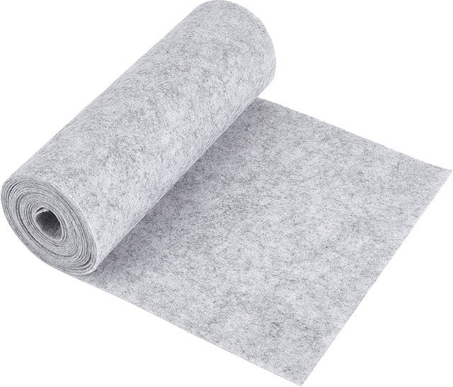Filzrolle Hellgrau für DIY Bastelbedarf, Breite: 20 cm, Dicke: 1 mm, Länge: 3 m - Bild 1