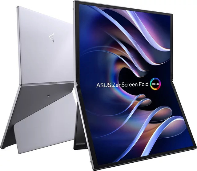 Asus ZenScreen Fold MQ17QH OLED-Monitor 43,9 cm (17,3 Zoll) QHD in Schwarz und Silber - Bild 3