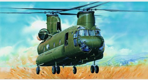 Trumpeter CH-47D Chinook, Fahrzeuge, Grün - Bild 1