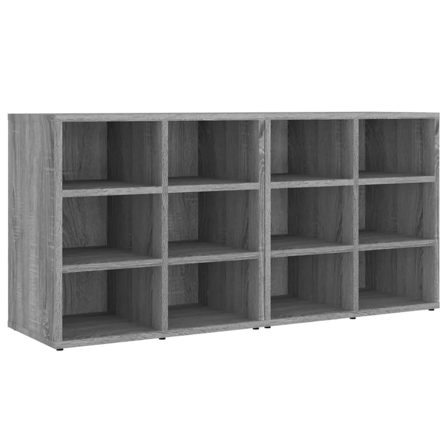 vidaXL Schuhregale 2er-Set Grau Sonoma B/T/H: 52,5 x 30 x 50 cm - Bild 2