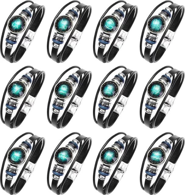 SANSWL Manschettenarmband Edelstahl, Schwarz, Unisex - Bild 1