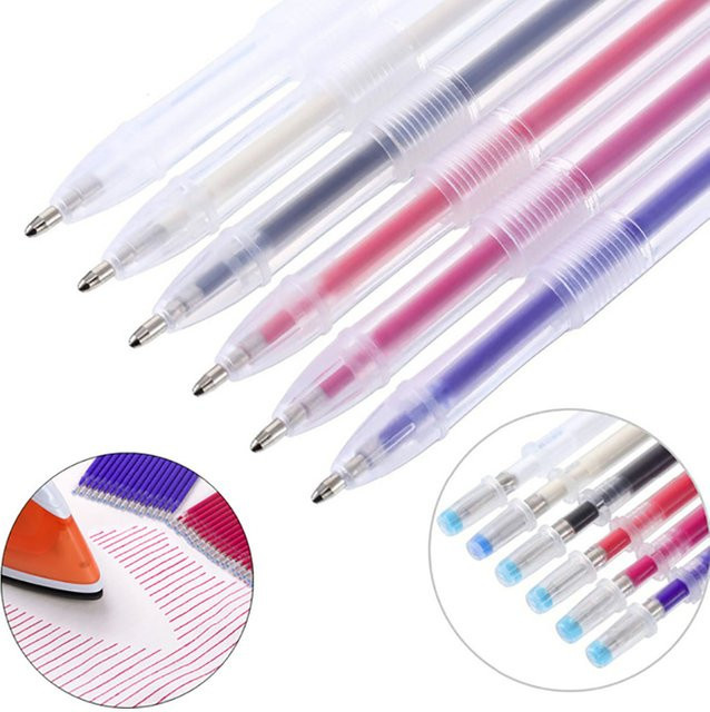 10 Stück Wärmeauslöschbare Magie Marker für Stoffe, Mehrfarbige Textilstifte zum Markieren für DIY Handwerk und Nähen - Bild 1