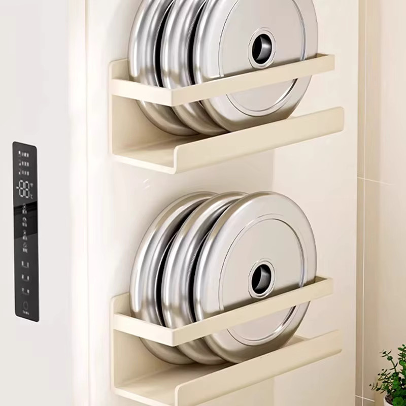 Untior Magnetisches Küchenregal für den Kühlschrank in Cremeweiß - Bild 4