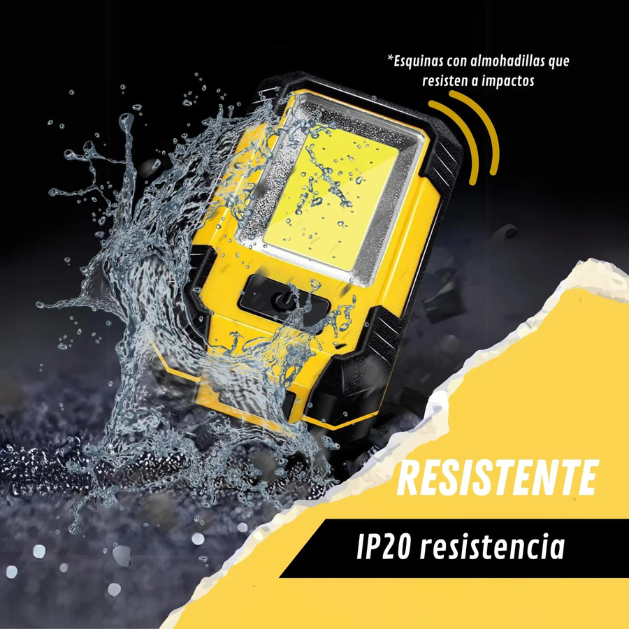 Heinast COB LED Arbeitsleuchte 30W mit 4000mAh Akku, magnetische tragbare Camping-Notfalllampe und Powerbank für Outdoor und Arbeit - Bild 5