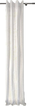 Mydeco Ösenschal Dot Weiß, semi-transparent, B: 300 cm, H: 135 cm