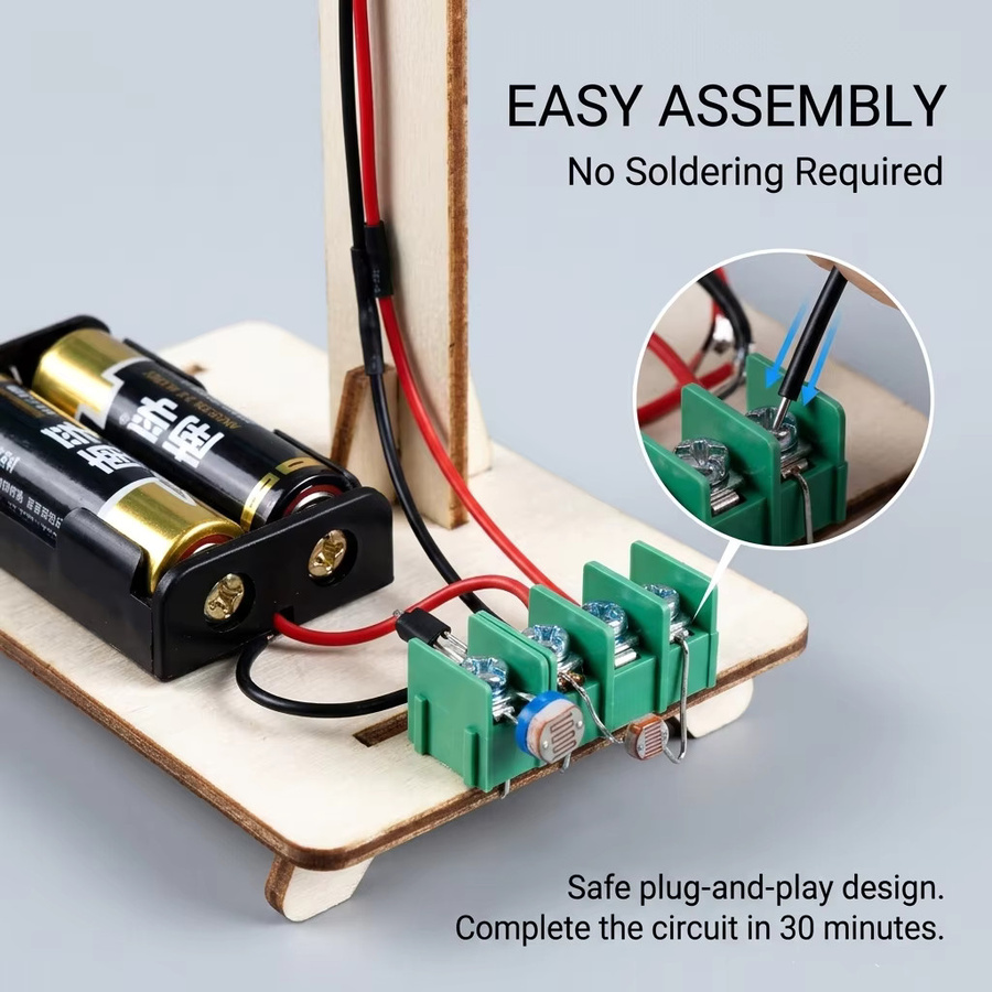 Meade STEM DIY Mode-Set, Intelligente Lichtgesteuerte Kleine Straßenlaterne, Puzzle-Spielzeug - Bild 2