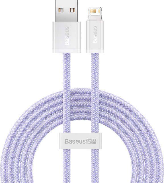 Baseus Dynamic Series USB-A auf Lightning Daten- und Ladekabel, 18W, Lila, 2m - Bild 1