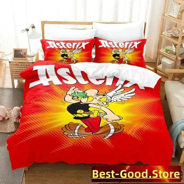 Asterix Bettwäsche-Set mit 3D-Druck von Lodestar, mehrfarbig, aus Mikrofaser, B/H: 173 x 218 cm - Bild 1