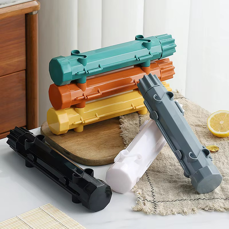 WIKHOSTAR Sushi-Maker Set in Weiß aus Kunststoff zur Herstellung von Sushi und Gimbap - Bild 3