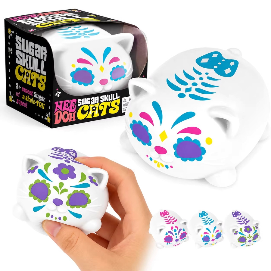 NeeDoh Skeleton Cat Stress Relief Kneading Music, Spielzeug - Bild 2
