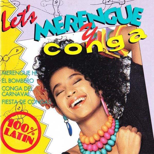 CD Let's Merengue Y Conga von Various, PMF Records, Latin Weltmusik, 1992, White/Multicolour, Gebraucht - Bild 1