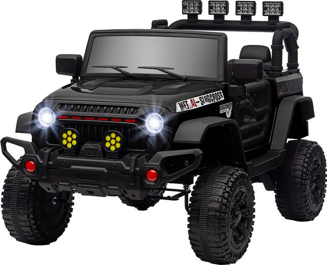 AIYAPLAY Elektroauto Kinder UTV, Kinderbuggy, Schwarz, ab 3 Jahre - Bild 1